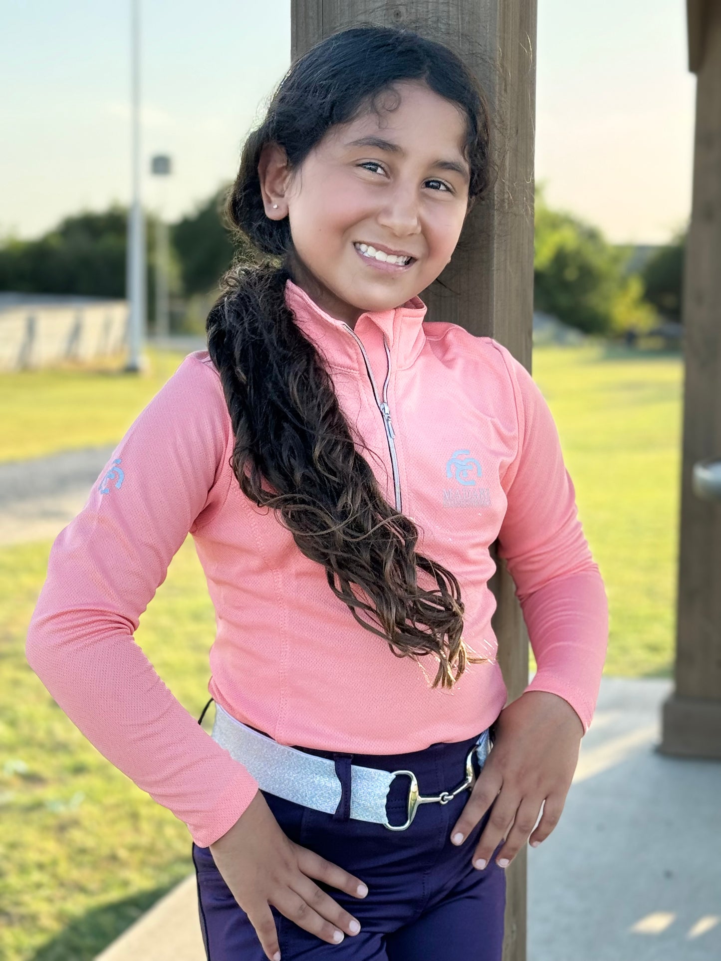 BarnBound Basics Performance Shirt - Youth and Women sizes -Silver Blue Color or black or Blossom