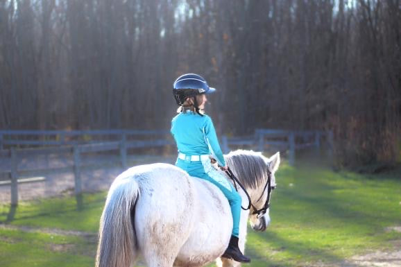 Essence Equestrian Full Seat Breeches - Turquoise  (Youth sizes)