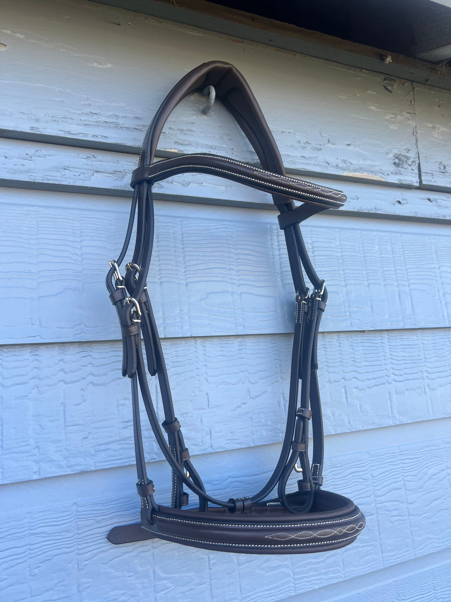 Huntfield Anatomical Bridle - Dark Brown