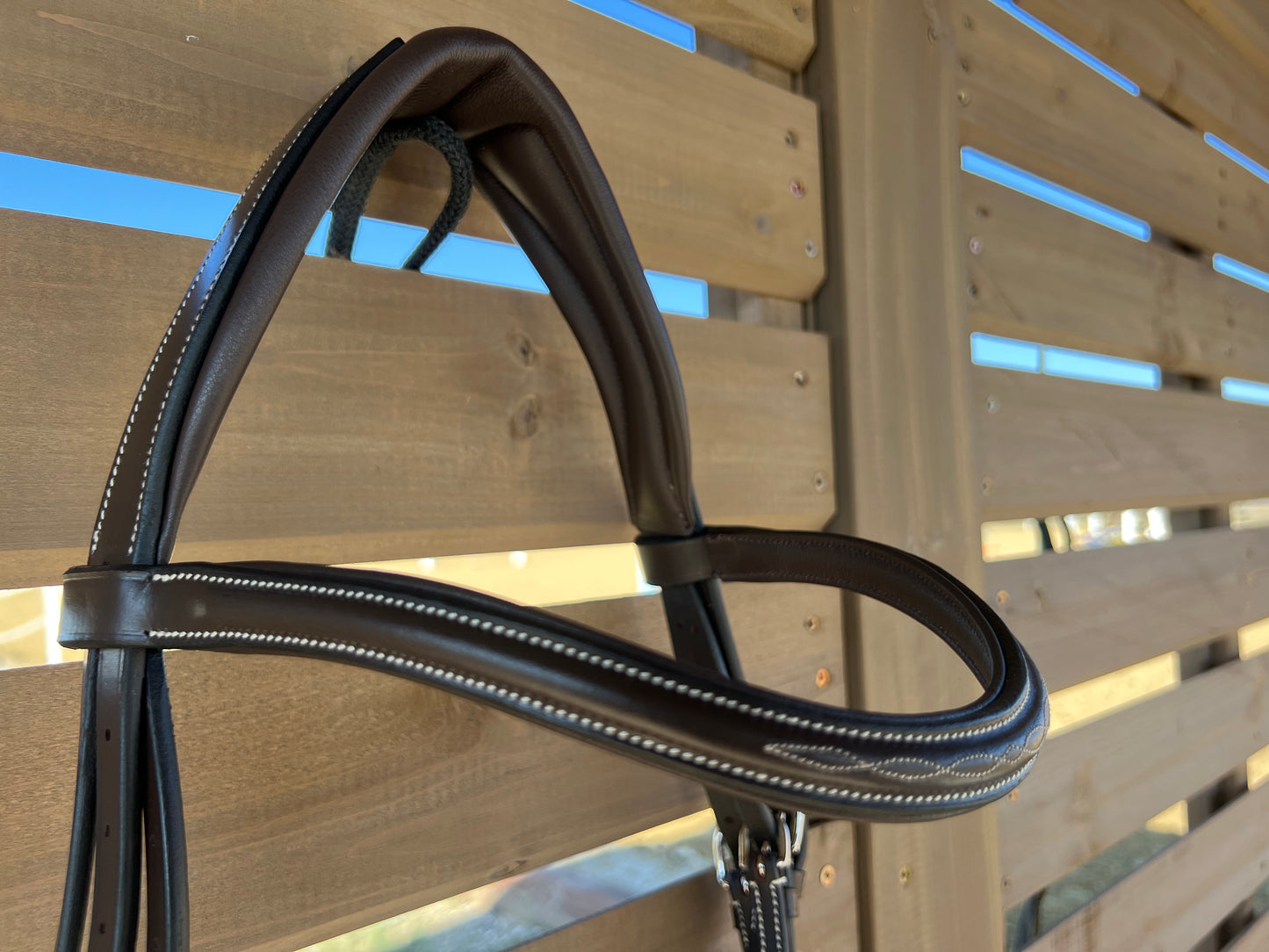 Huntfield Anatomical Bridle - Dark Brown