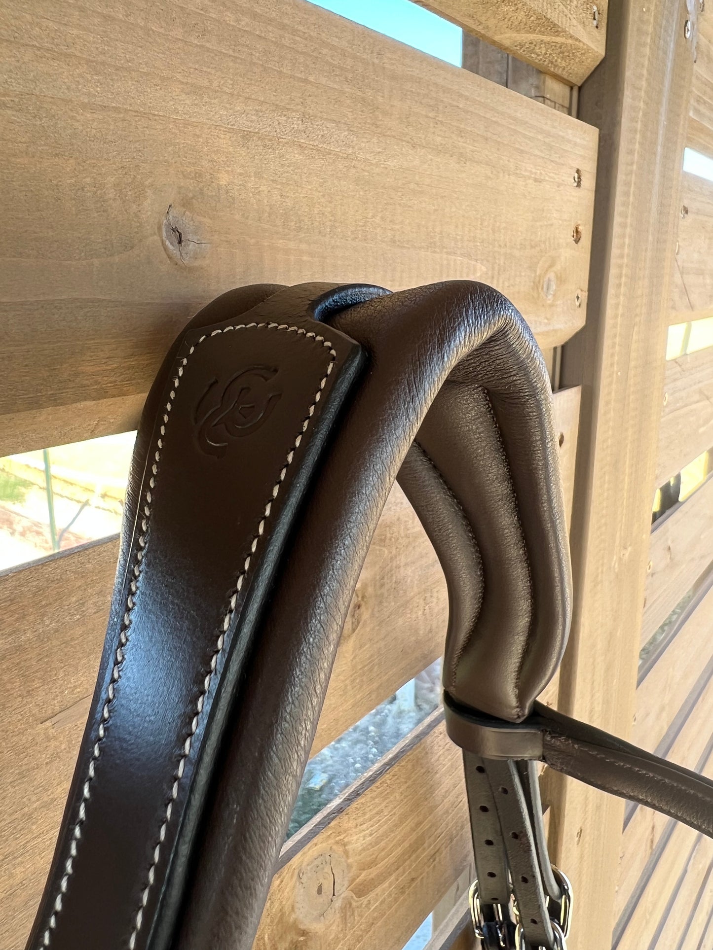 Huntfield Anatomical Bridle - Dark Brown