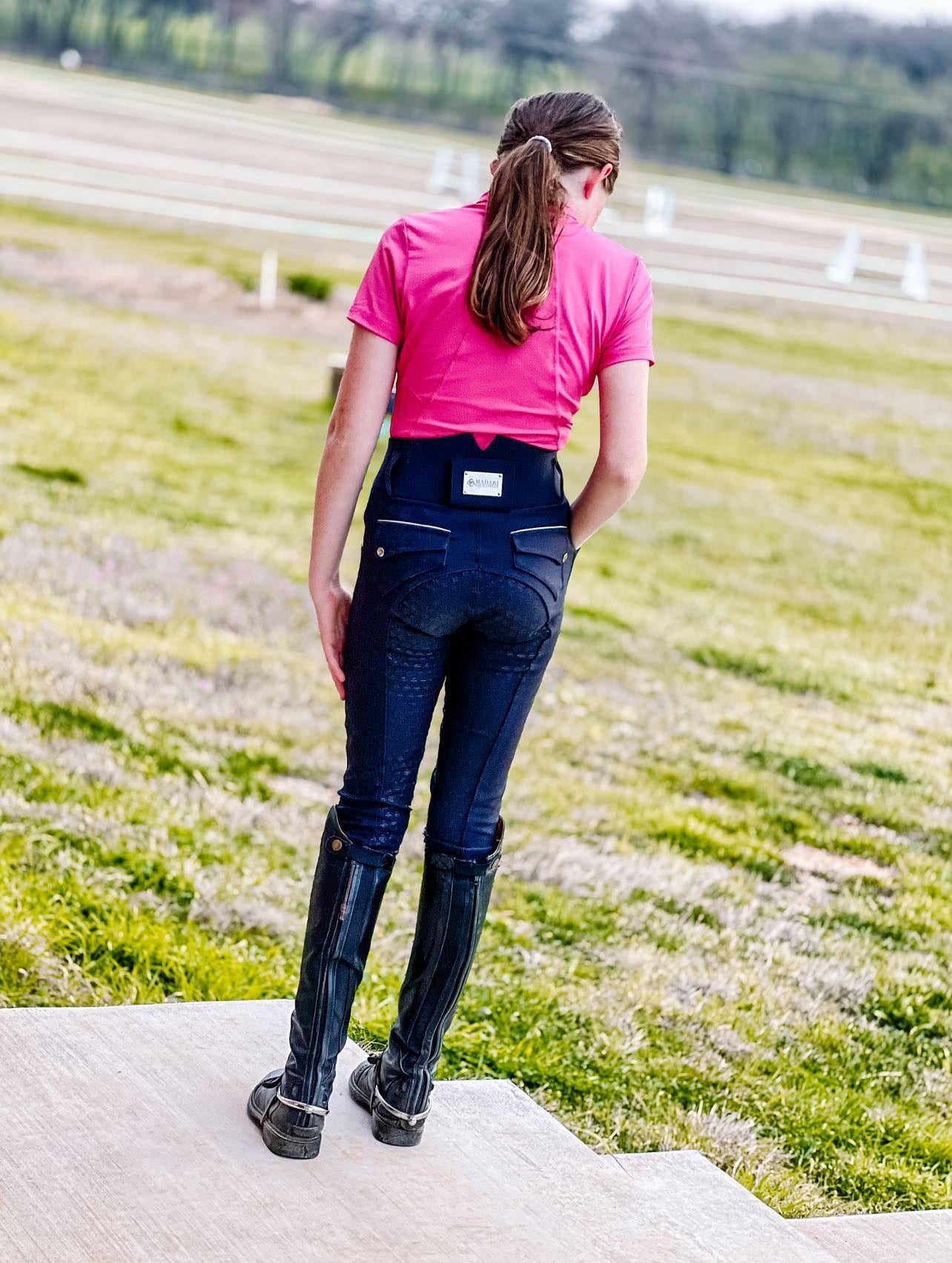 Regal Breeches - Navy Full Seat