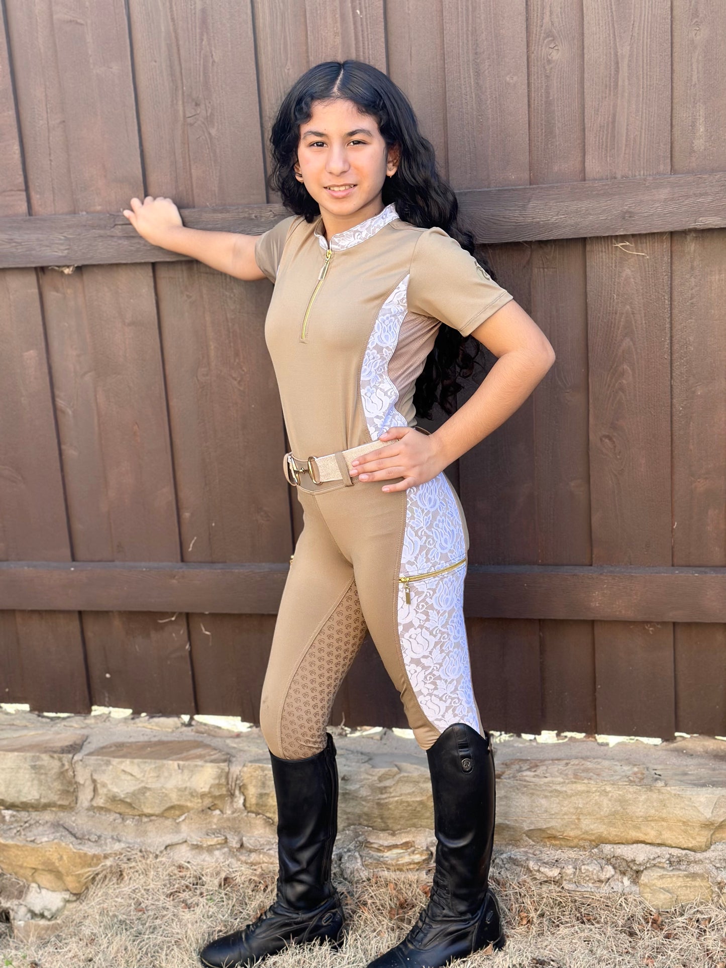 Essence Equestrian Full Seat Breeches - Camel  (Women sizes)