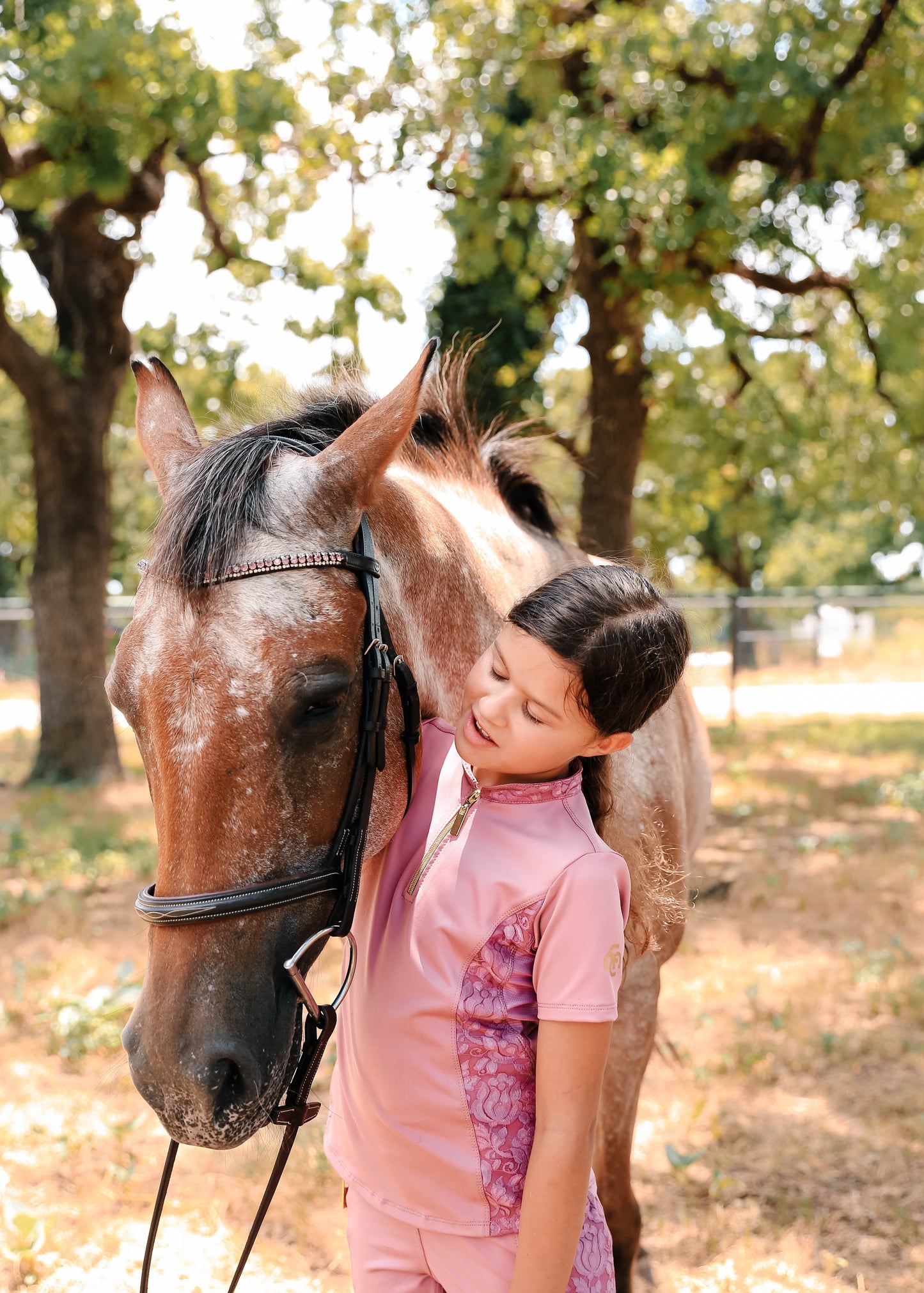 Essence Equestrian Performance Shirt - Mauve (Youth and Women sizes)