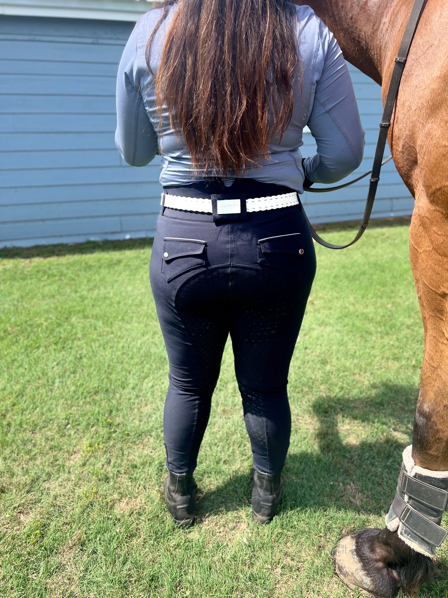 Regal Breeches - Navy Full Seat