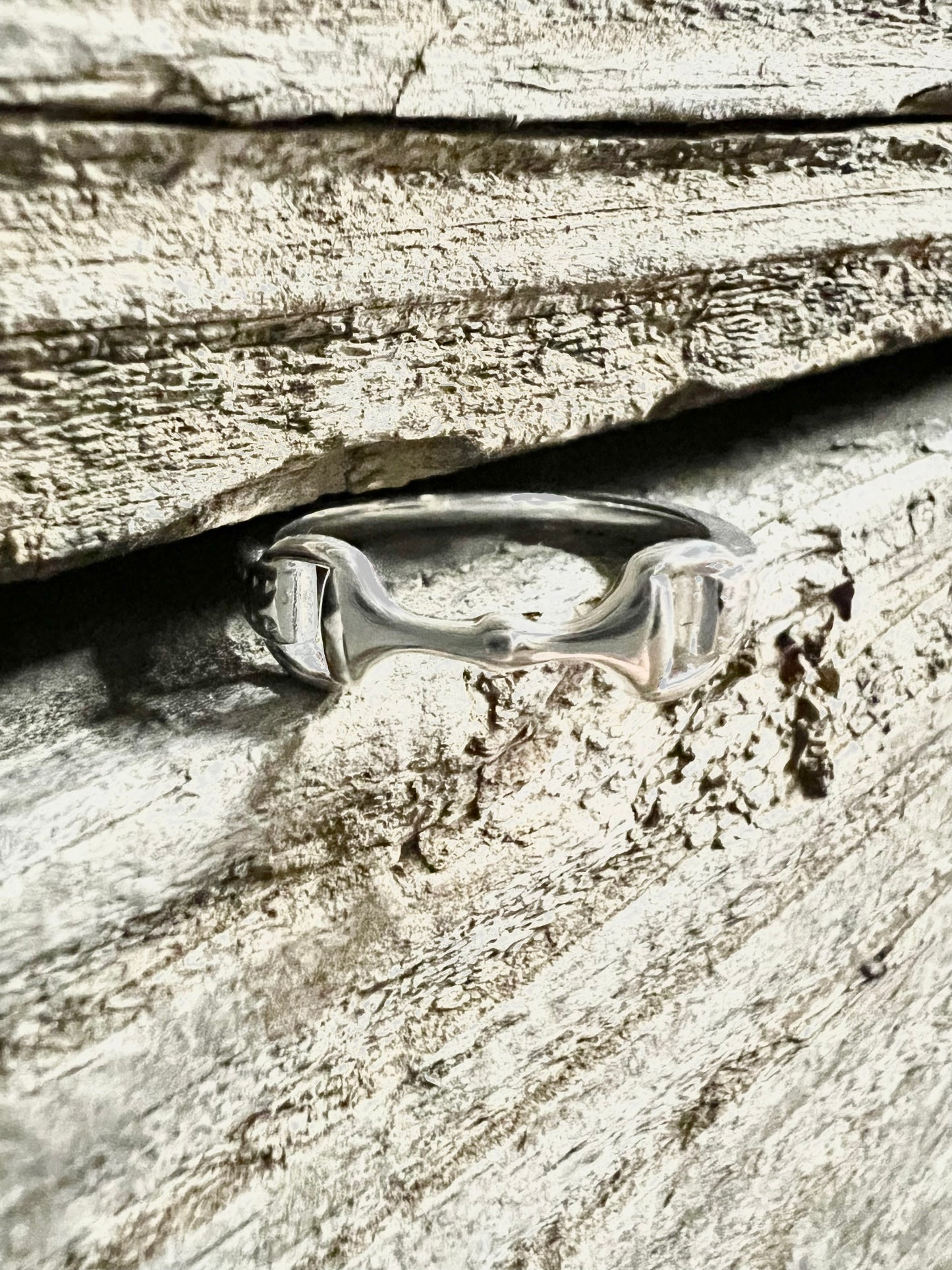 Sterling Silver - Snaffle Bit Ring