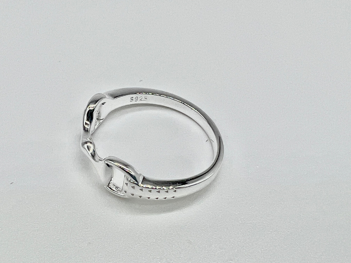 Sterling Silver - Snaffle Bit Ring