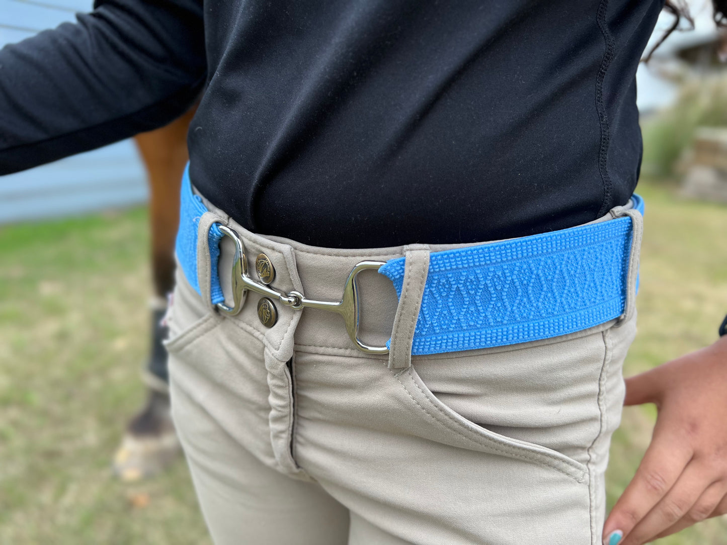 Deluxe Collection -Ice Blue Bit Belt