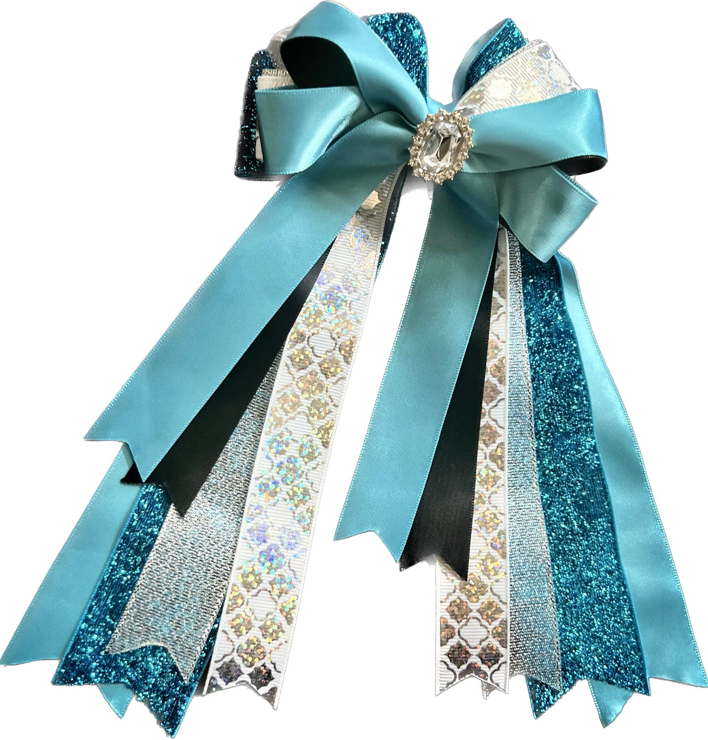 Equestrian Show Bows - Sparkling Sky