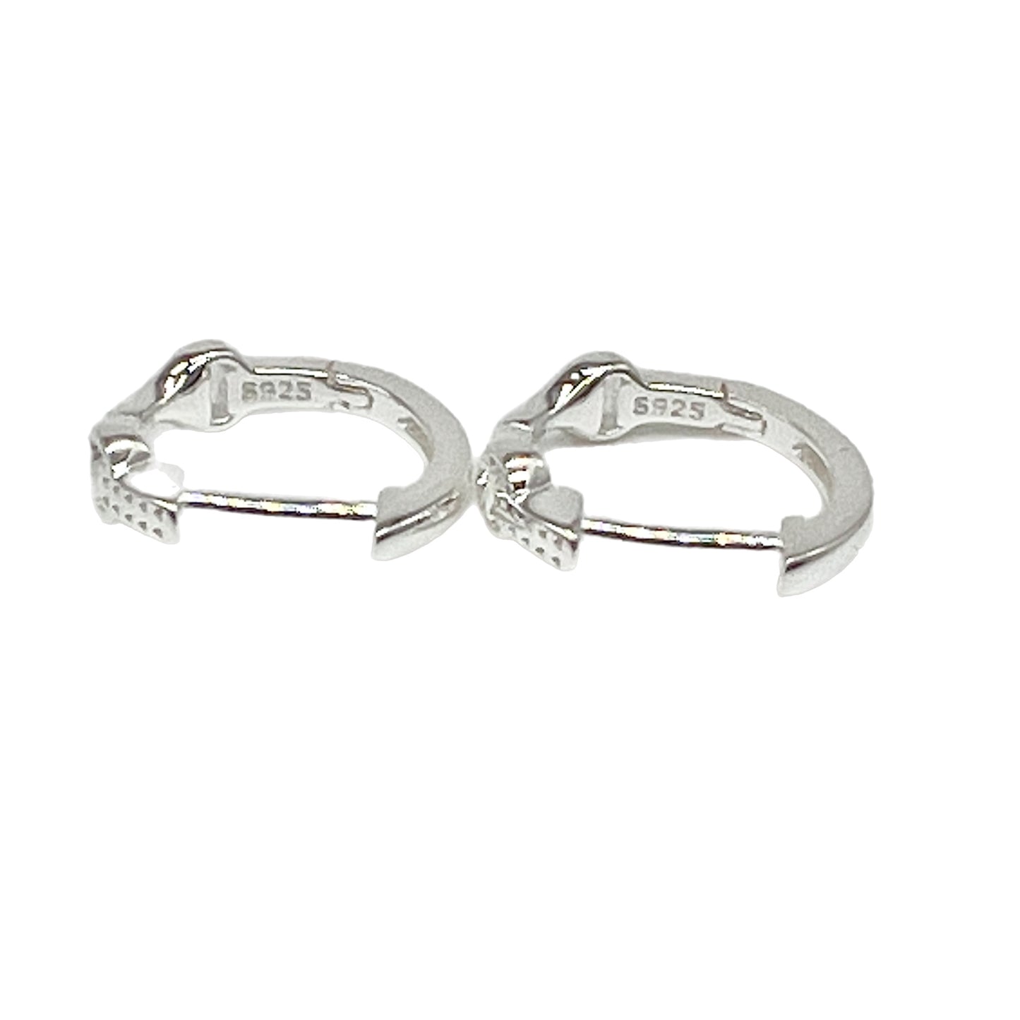 Sterling Silver - Snaffle Bit Hoop Earrings